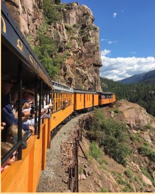 Durango &amp; Silverton Narrow Gauge Train Scenery