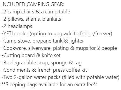 OVERLAND DISCOVERY 2020 JEEP GLADIATOR Camping gear list