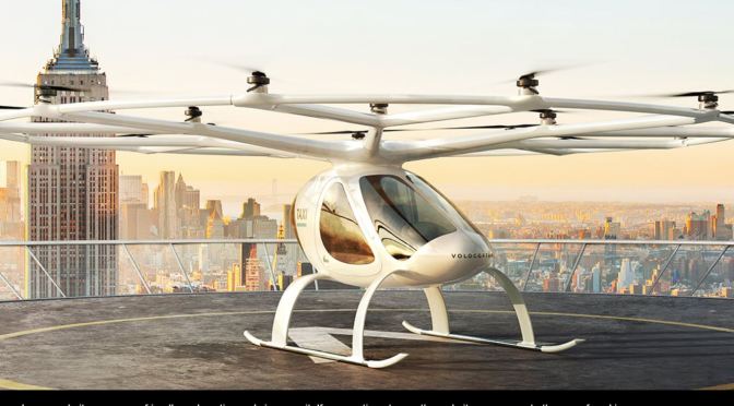Future Of City Travel: “Volocopter” Secures Financing For Launch Of Air Taxi In Three Years