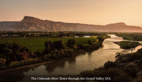 Grand Valley AVA wines in Colorado
