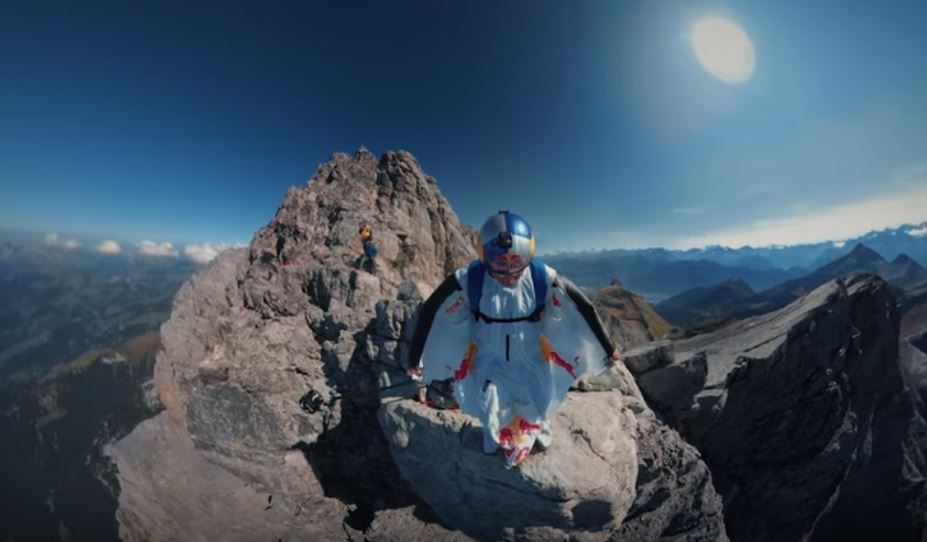 Wingsuit Flying in Switzerland Red Bull Film December 2019