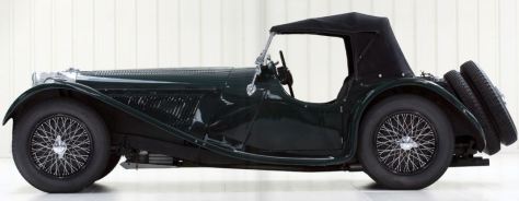 1937 SS 100 Jaguar 3.5 - Liter Roadster RM Sotheby's Paris 2020 auction
