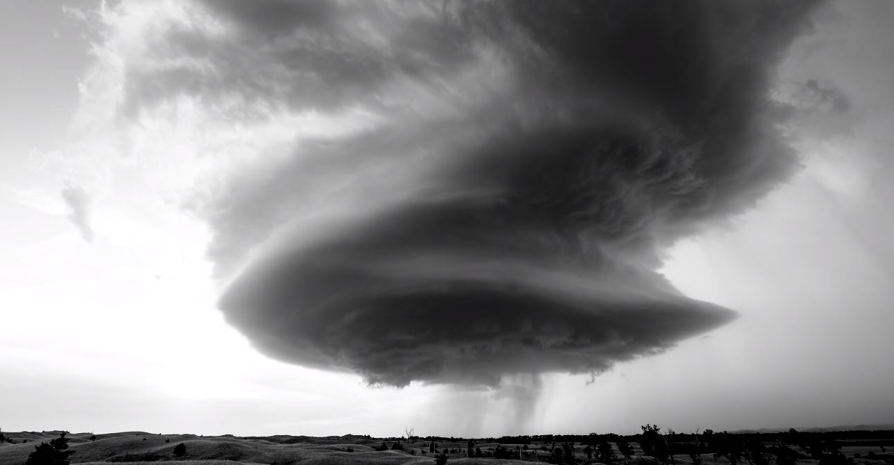 Reverent Black and White Weather and Storm Timelapse video by Mike Olbinski January 21 2020