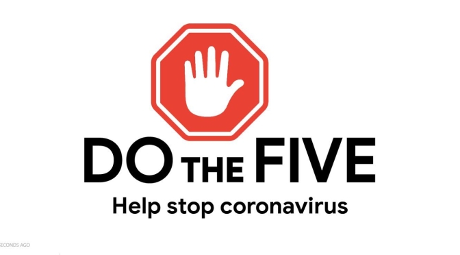 Health Facts: “Do The Five” – “Help Stop Coronavirus”
