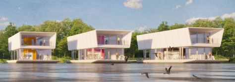 Modular Water Dwellings - Grimshaw Architects + Concrete Valley - 2020