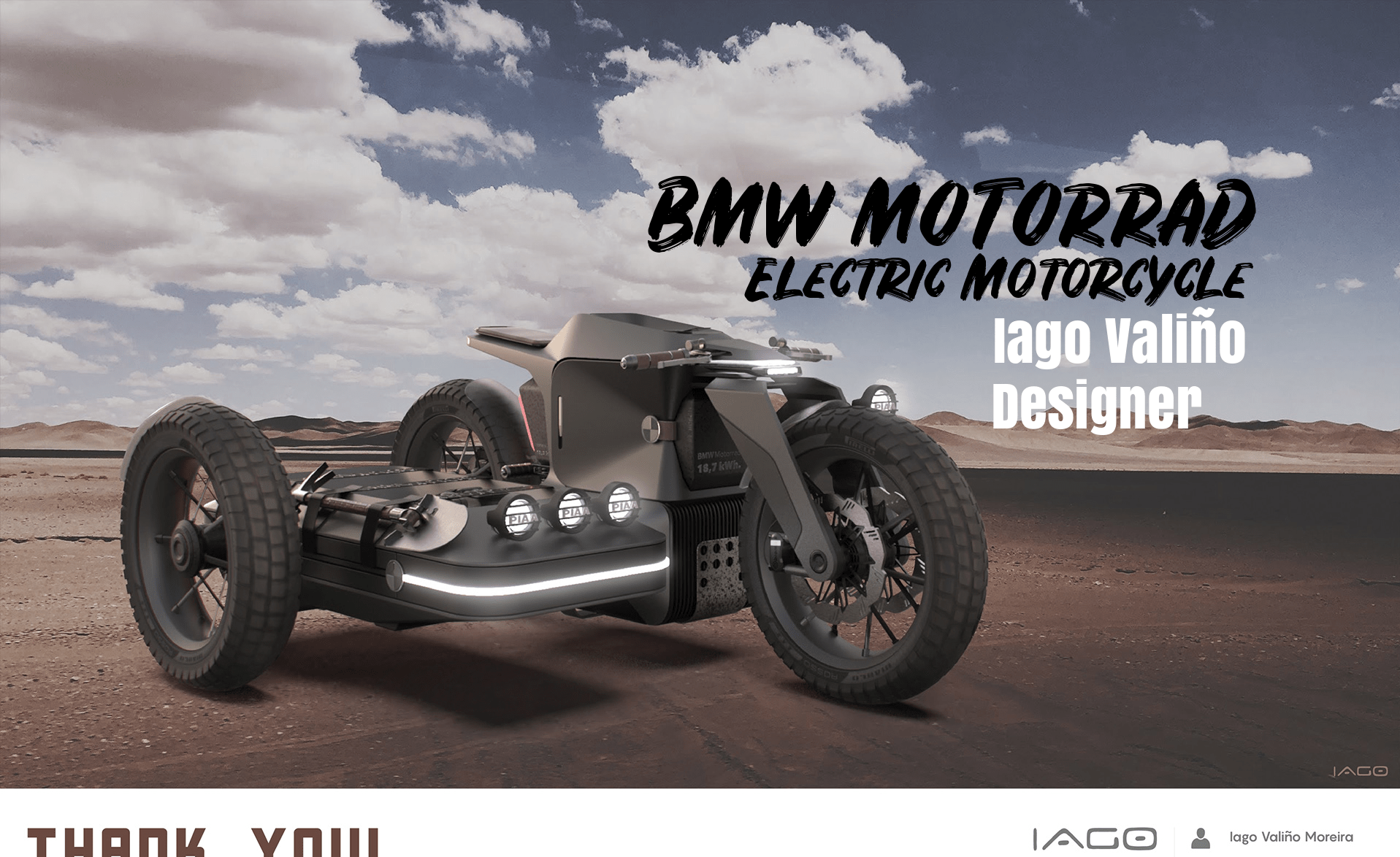 Future Transportation: “BMW Motorrad Electric Motorcycle” (Iago Valiño