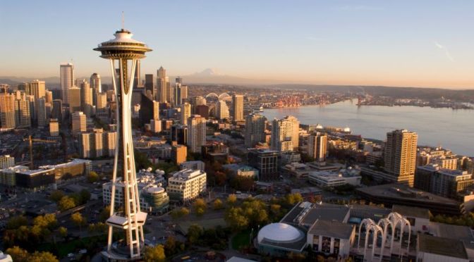 Aerial City Views: Seattle – Northwest Washington