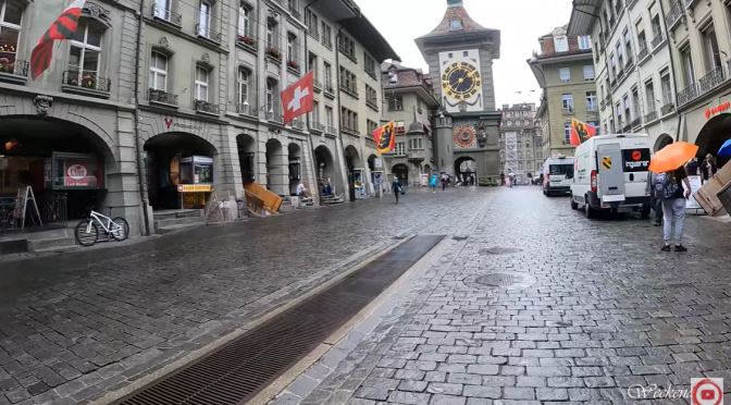 Walks In The Rain: Bern – Switzerland (4K video)