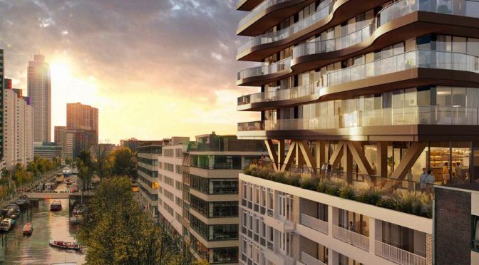 Architecture: Undulating Floor Plate Apartments In Rotterdam, Netherlands