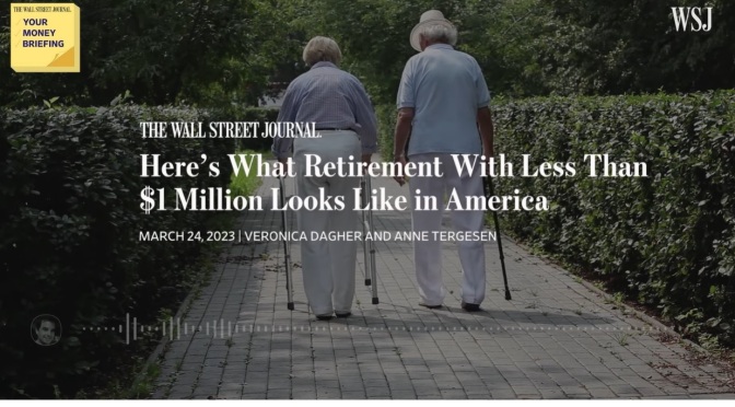 Retirement: How To Get By On Less Than $1 Million