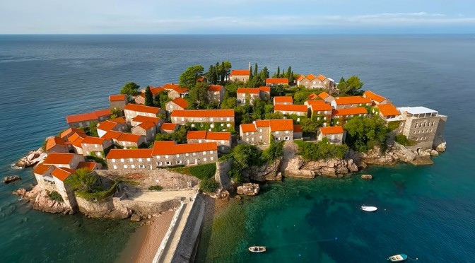 360° Aerial Views: The ‘Red Roofs Of Montenegro’