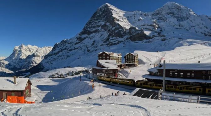 Switzerland Train Travel: Tour Of Kleine Scheidegg To Grindelwald Village